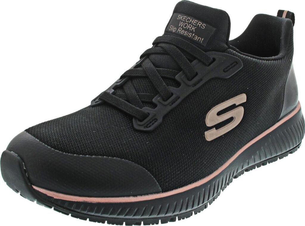 Skechers Work Sneakers: Squad SR Women Black/rose