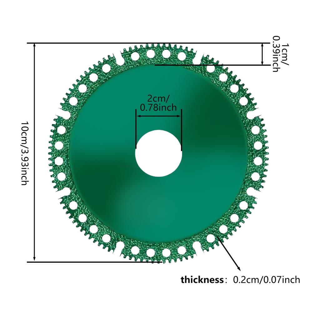 Ultra-Thin Cutting Polishing Disc Lightweight Durable Hard Cutting Disc Suitable for Machine Angle Grinder