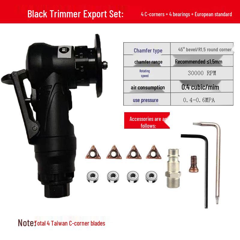 Handheld 45° Pneumatic Chamfering Machine for Metal Deburring