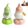 Ceramic Gourds Ornament with Exquisite Patterns For Car Or Desktop Decoration