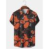 Unisex 26 Fashionable Halloween Shirts for Men and Women in Cute Style  Party and Festival Tops  Pumpkin Head Printed Short Sleeves