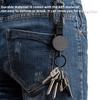 Stationery Holder Name Card Resilience High Retractable Wire Pull Tag Steel Ring Supplies Badge Key Keychain Reel Cord