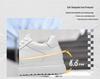 Men's Autumn White Cowhide Sneakers: New Fashion, Thick Sole, Hidden Height Boost, Breathable Round Toe Sports Design
