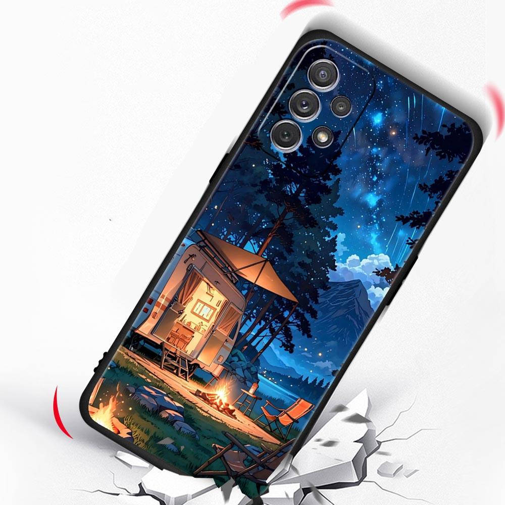 Combi Van Car Outdoor Camping Phone Case For Samsung A17 A07 A55 A35 A25 A15 A05s A33 A31 A23 A21s A13 A41 A73 A53 A51 A71 Cover