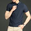 Summer Men's Traceless Short Sleeve T-Shirt Men's Lapel POLO Shirt Premium Casual Top