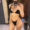 4PCS Halter With Skirt Long Sleeve Bikini Female Swimsuit Women Swimwear Four-Pieces Bikini Set Bather Bathing Suit Swim