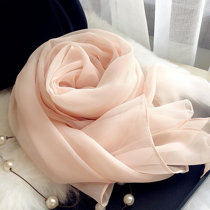 Chiffon Scarfs for Women Lightweight Scarf Shawl Fashion Scarves Sunscreen Shawls for Ladies