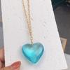 Heart Neck Jewelry Pendant Choker Necklace Alloy Material Jewelry Gift for Girls