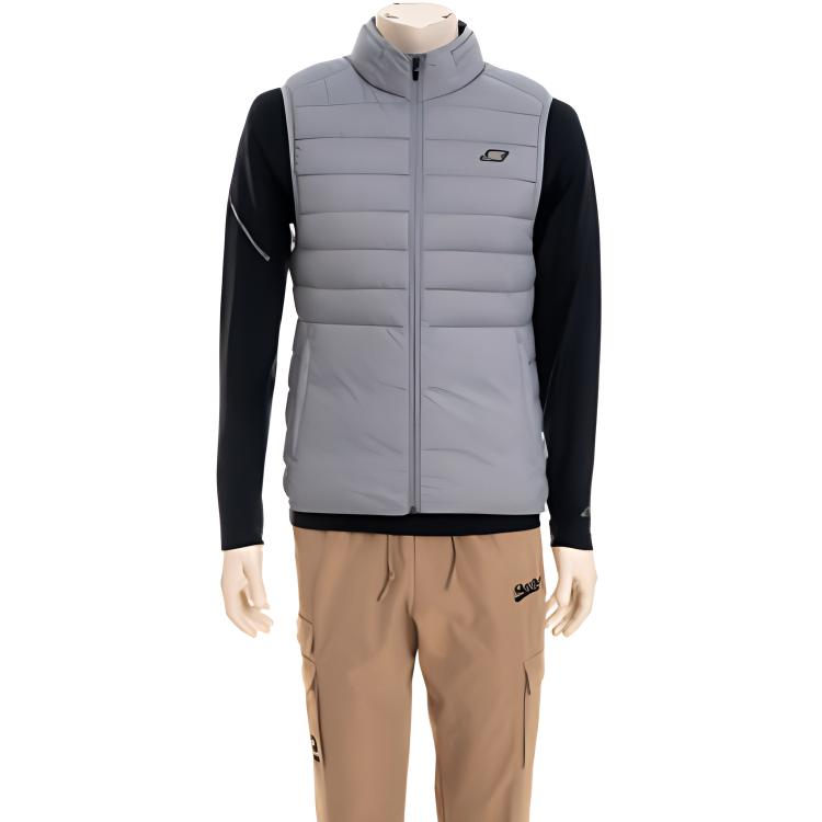 Skechers Down Vests Men's Stand Collar Moderate Other P422M006