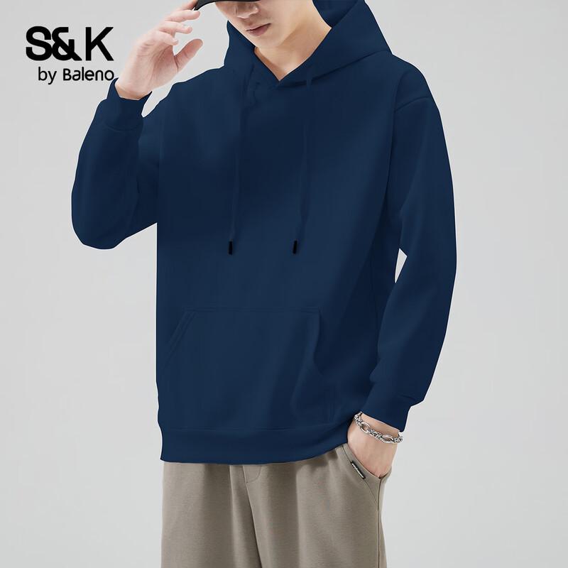 Baleno S&K Men's American Style Hooded Sweatshirt