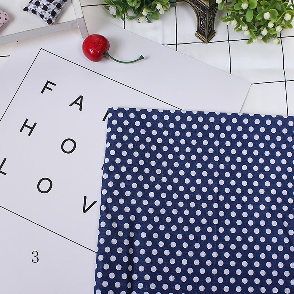 7Pcs 25x25cm Floral Patchwork Cotton Fabric Plain Cloth for DIY Sewing Quilting