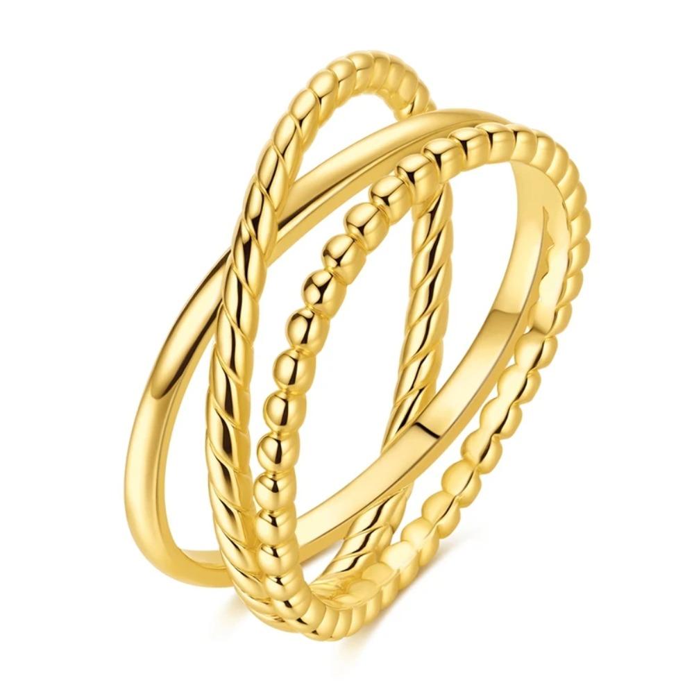 925 Silver Shine Zircon Ring Original Stone Multi Layer Wide Rings For Women Fine Jewelry Wedding Party Gift