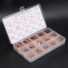 150pcs Flat Sealing Ring Red Copper Gasket O Ring Gasket Sealing Ring Washer M5/M6/M8/M10/M12/M14