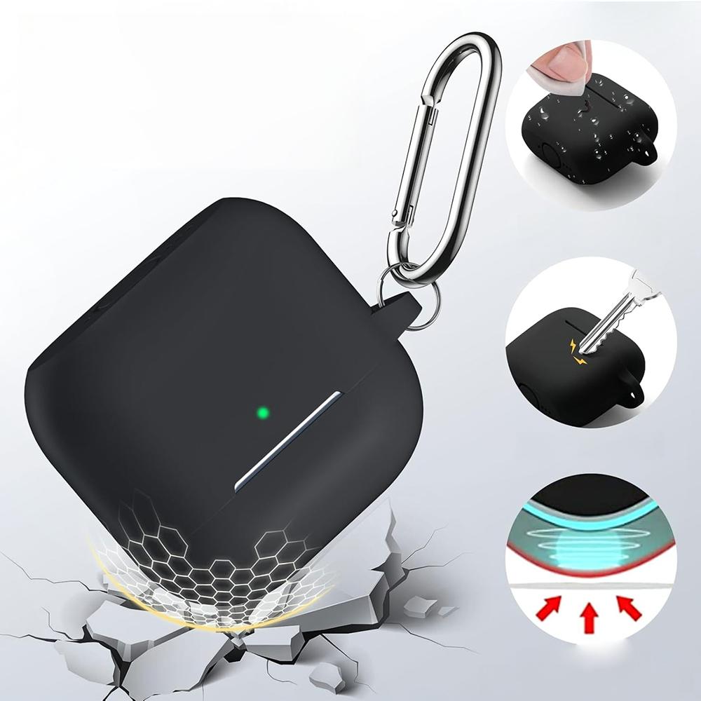 Custodia Kit Per Apple Airpods 4 Custodia accessori auricolari Copertura Protettiva in Silicone Morbido silicone per custodia Apple air pods 4