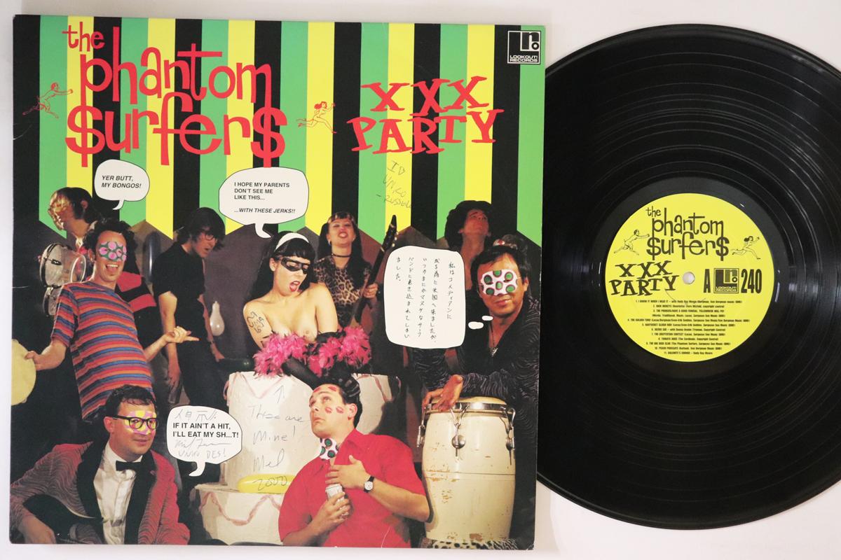 

LP Record PHANTOM SURFERS - Xxx Party LK240 LOOKOUT 1999 US Rock Used