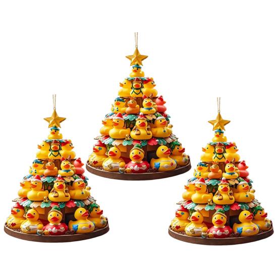 Christmas Pendant Duck Decor Holiday Party Favors Gift Festive Atmosphere Home Office Party Decorative Ornament