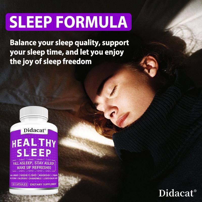Sleep Improvement Capsules, wake up refreshed, 120 capsules.