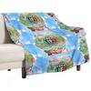 Toca Boca Life Kids Happy Throw Blanket Plaid On the Sofa Luxury Thicken Winter Beds Nap Blankets