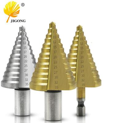 5-35mm High-Speed Steel Step Drill Bit for Woodworking & Aluminum