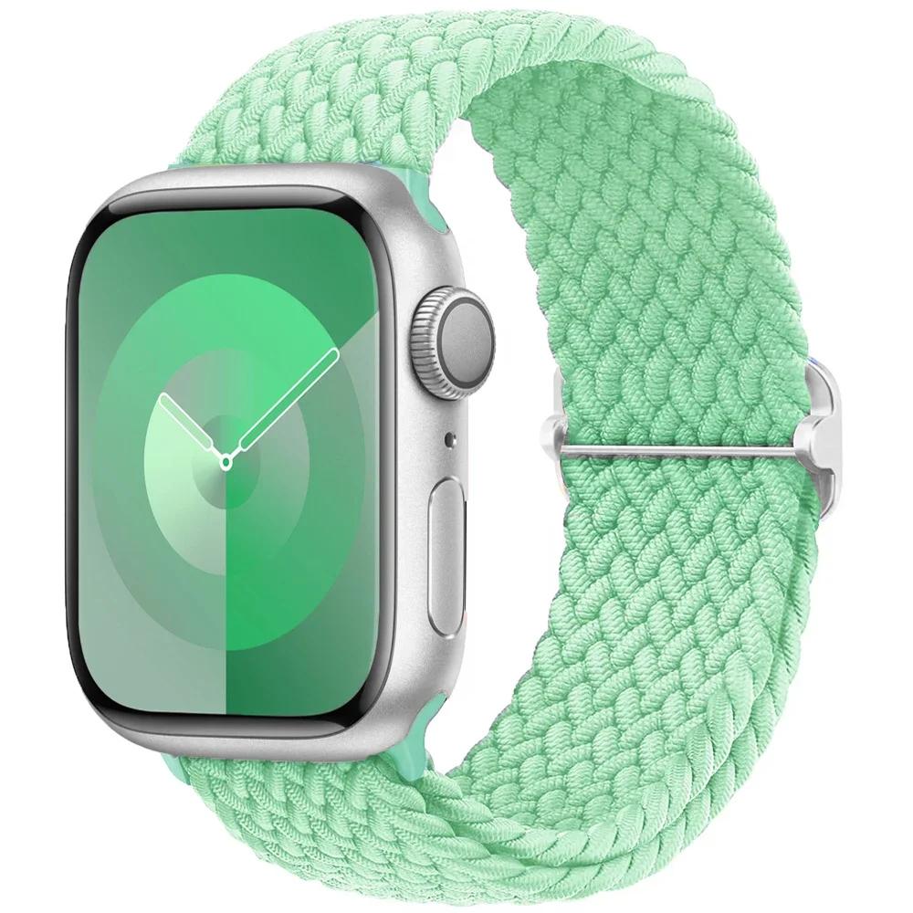 

Braided Solo Loop For Apple watch Band 44mm 45mm 46mm 40mm 41mm Ultra 2 49mm Bracelet correa iwatch Series 10 9 SE 8 7 6 5 Strap 38-40-41-S10 42mm