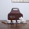 Chaxun White Porcelain Travel Tea Set
