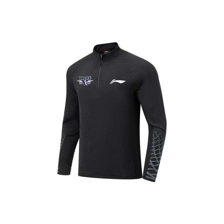 Li Ning CBA Collection Sweatshirt Men s Black ATLT169-1 M