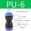 23/60 Pezzi/Scatola Kit PU Accoppiatore Rapido Pneumatico 4/6/8/10/12/14mm Tubo Aria PU Passante Dritto Spina Rapida Alta Pressione 4 6 8 10mm