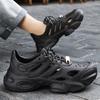 Fashion Plus Size Men's Shoes 2025 Summer New EVA Comfortable Lightweight Hollow Breathable Sandals Lace-up Casual Beach Shoes