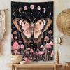 Moon Phase Tree Of Life Wall Tapestry Butterfly Floral Starlit Spiritual Decor Boho Mandala Wall Hanging Tapestrys For Bedroom