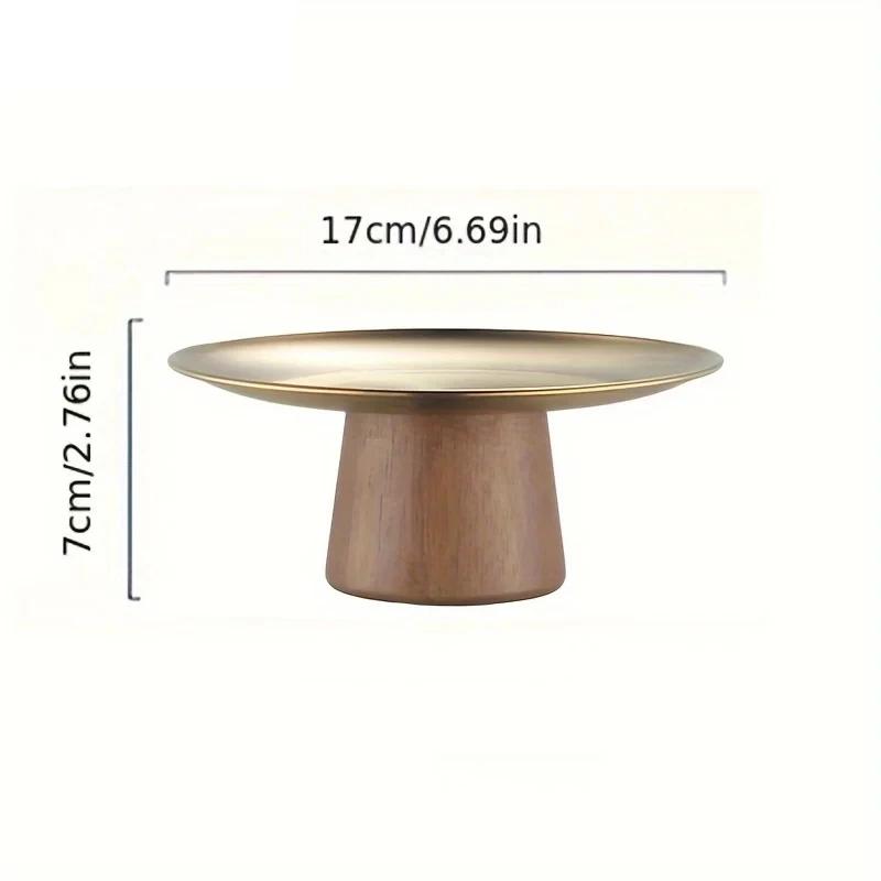 

Милая подставка для торта в стиле Ins, деревянная основа, корейский стиль, фруктовая тарелка, десертная тарелка, обеденный стол, украшения для дома