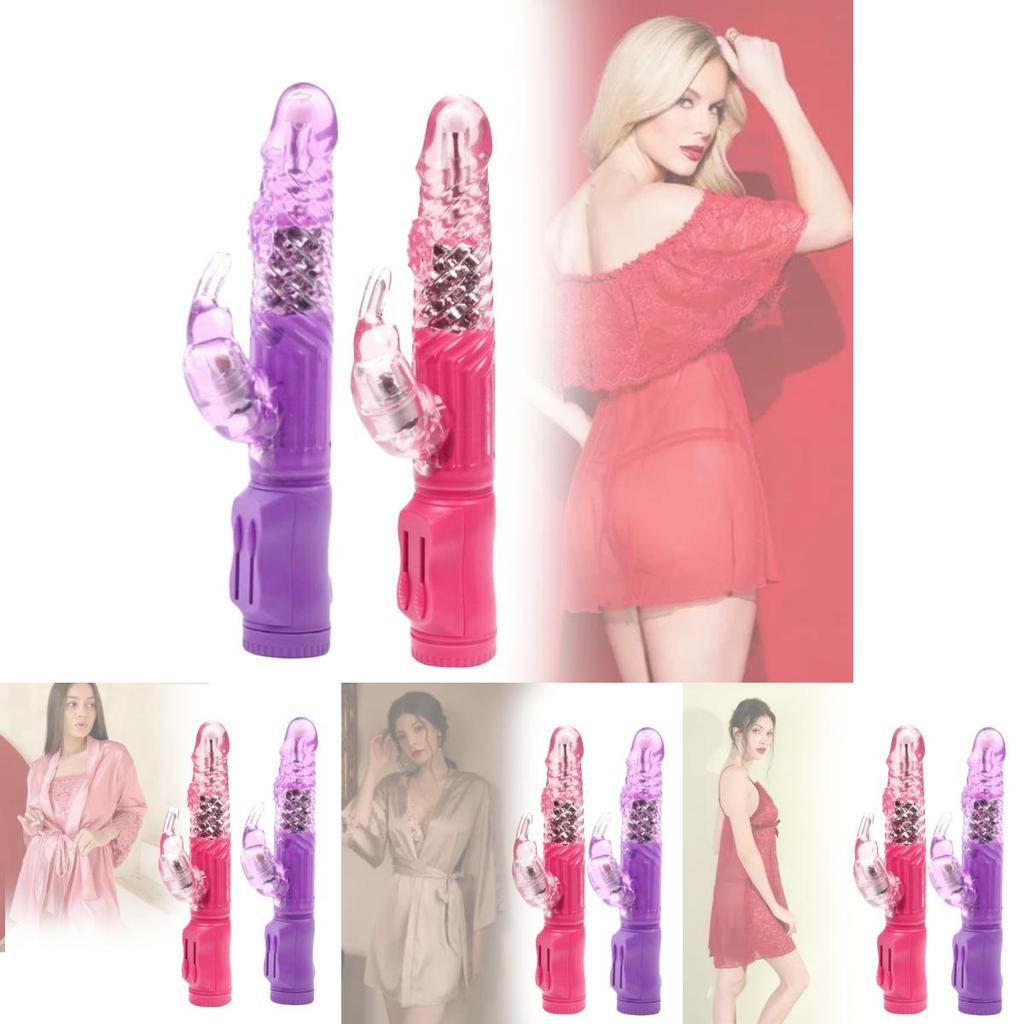 Vibrant Purple And Pink Electric Vibrator The Yutu Lover For Ultimate Pleasure And Stimulation