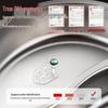 ZISIZ 304 Stainless Steel Divided Steaming Plate