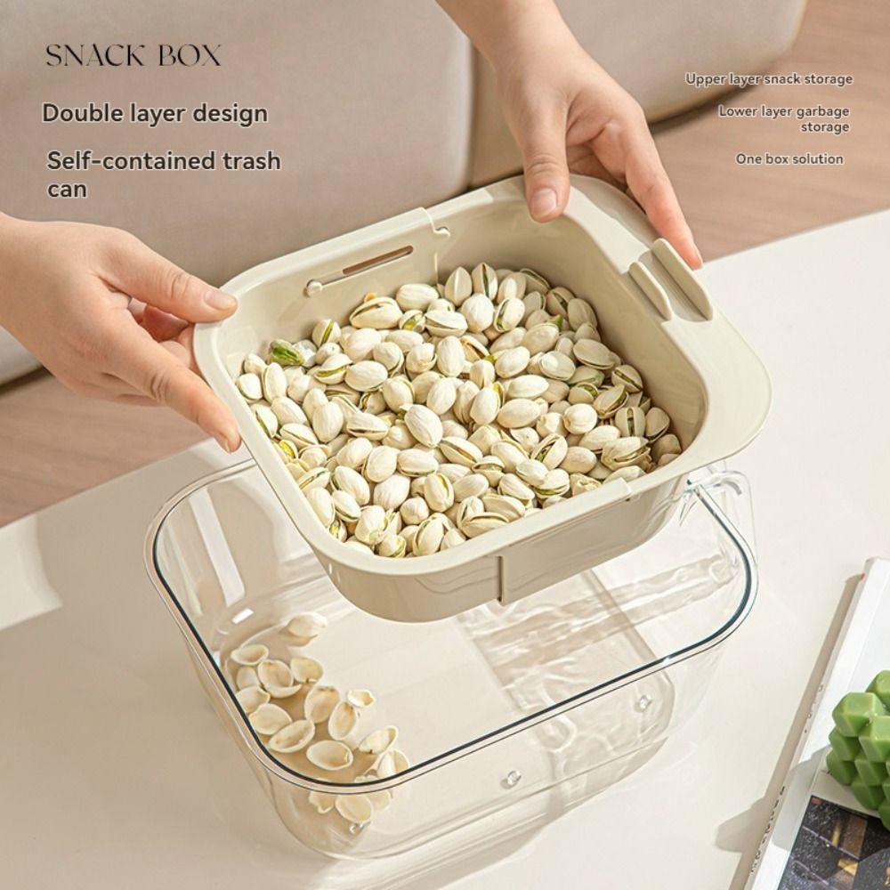 2 in 1 Vegetable Cleaning Strainer Double Layer Food Storage Container Drain Basket  Picnic