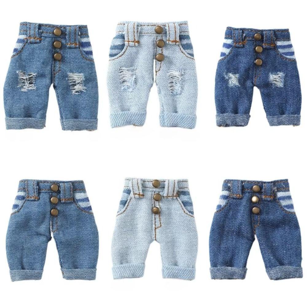 Long Pants OB11 Doll Clothes Casual Wears Doll Pant Jean Doll Clothes Trouser 1/12 Mini BJD