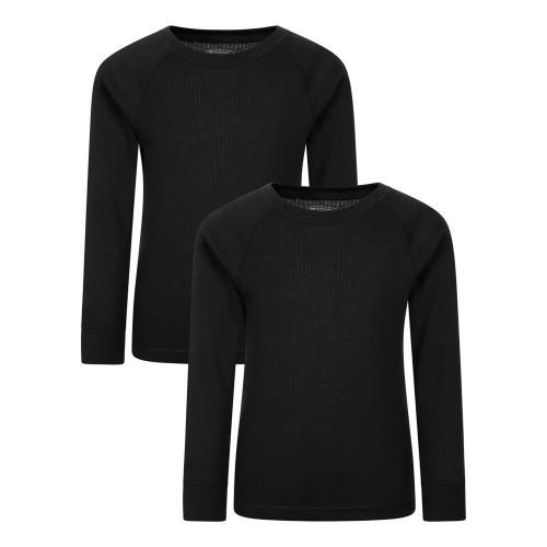 Mountain Warehouse Childrens/Kids Talus Base Layer Top (Pack of 2)