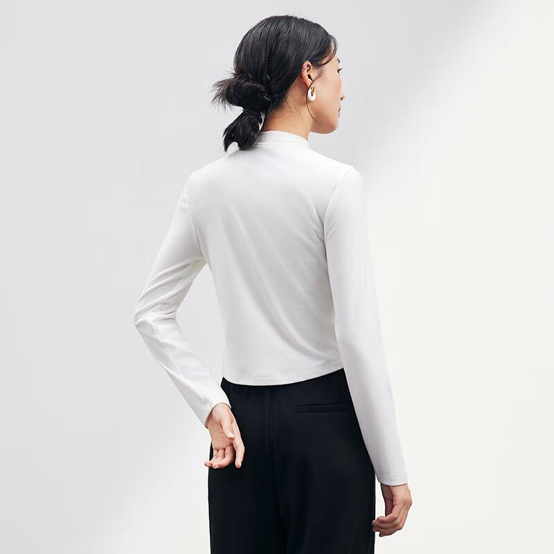 JOY SPEAKER Women's Autumn Short Slim Fit Long Sleeve T-Shirt