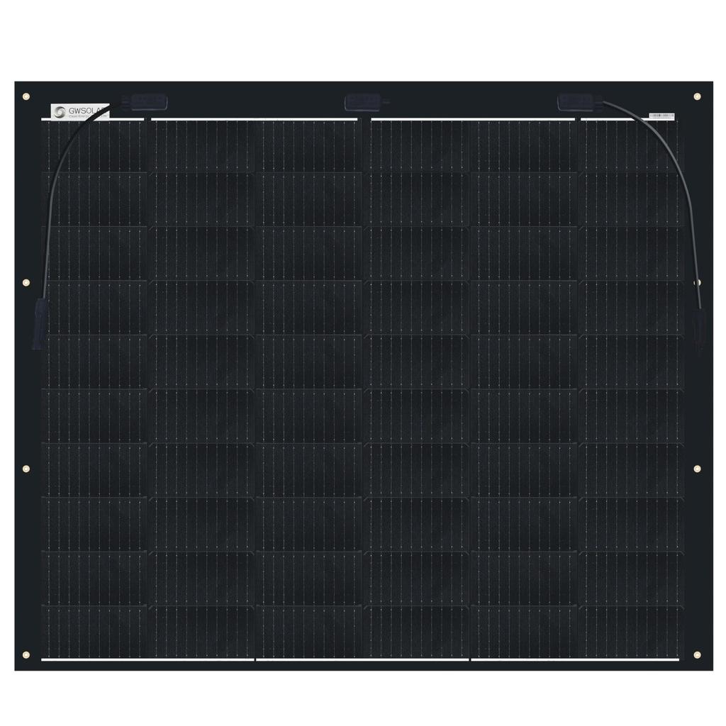 GWSOLAR 210W Flexible Solar Monocrystalline Flexible Solar Panel Controller for System Ideal for Outdoor Disaster Power Outage and Emergency Includes