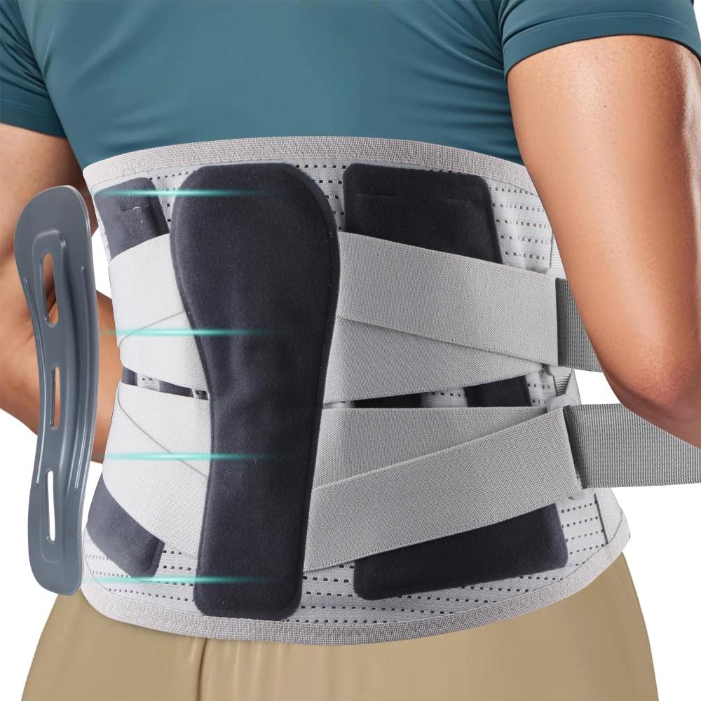 

New Back Braces For Lower Back Pain, Lumbar Support For Men And Women, Breathable Soft Mesh Fabric And 5 Stays All-Round Support XXL