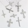 Stainless Steel Cross Necklace Bracelet Charm