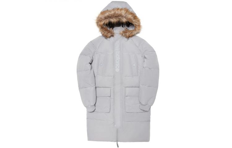New Balance Down Jackets Men s Gray Hooded Moderate Other AMJ04361-GR L