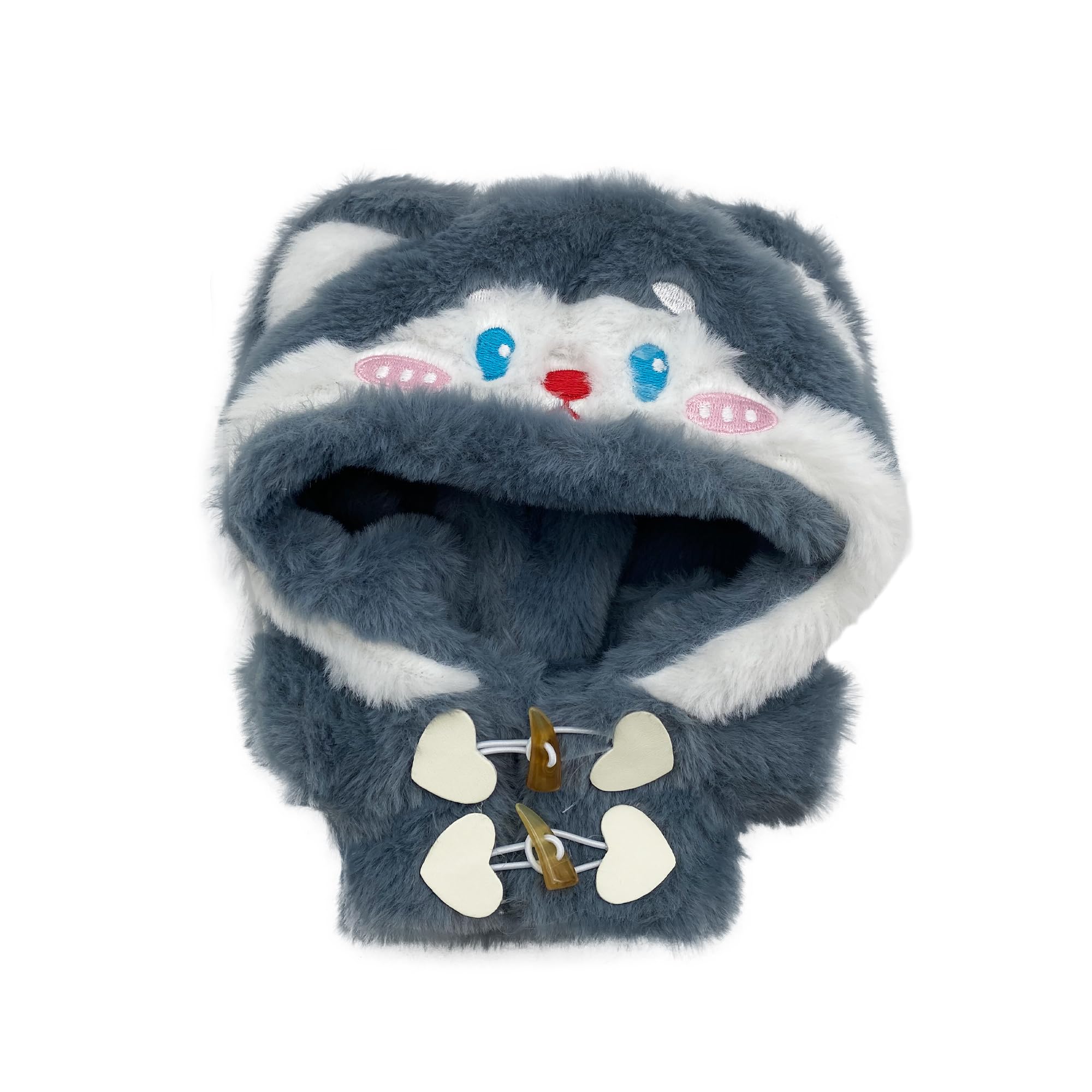 

AXLUCE-Мягкая одежда-Кигуруми-Мягкая игрушка-Одежда-20см-Кукла (Кошка (серый))