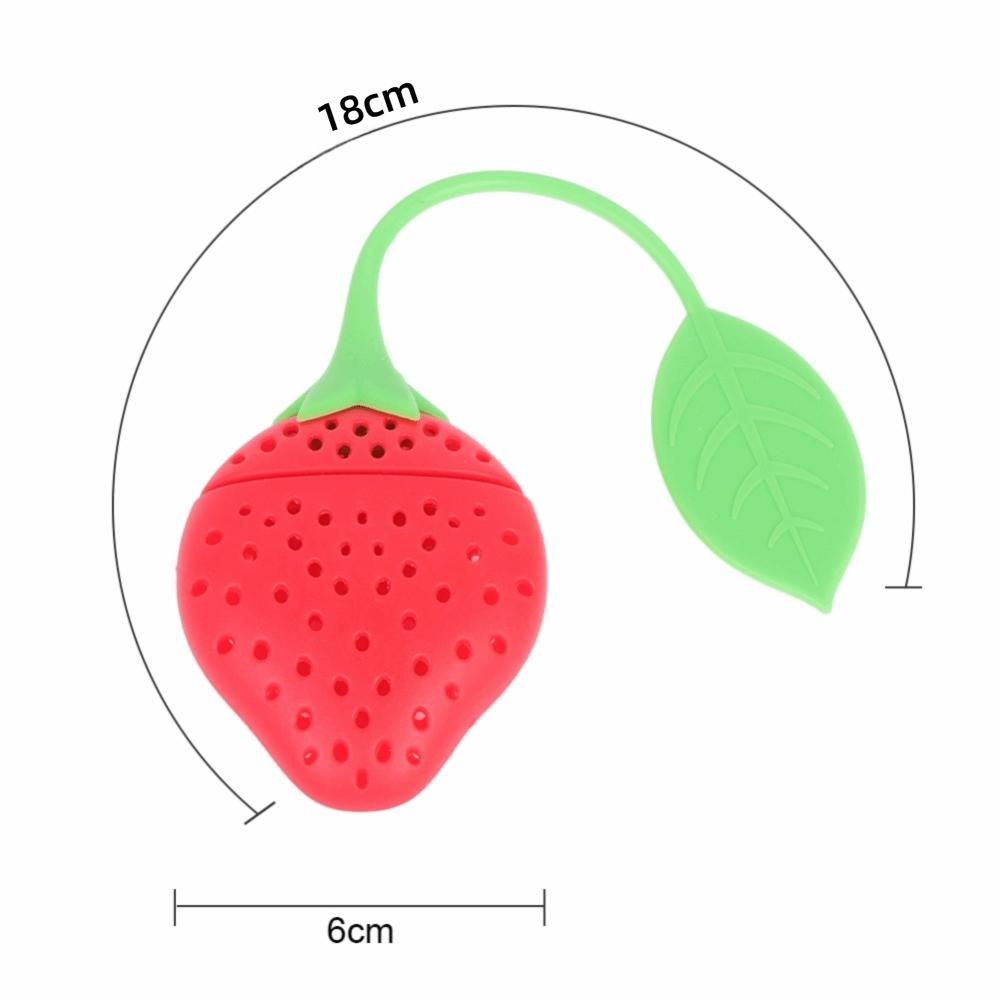Long Handle Tea Strainer Food Grade Silicone Tea Filter Funny Silicone Tea Infuser For Family