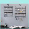 Luxe Metalen Wandmontage Sieraden Display Plank Voor Meisjes Prinsessen Kaptafel Oorbellen Kettingen En Accessoires Opbergrek