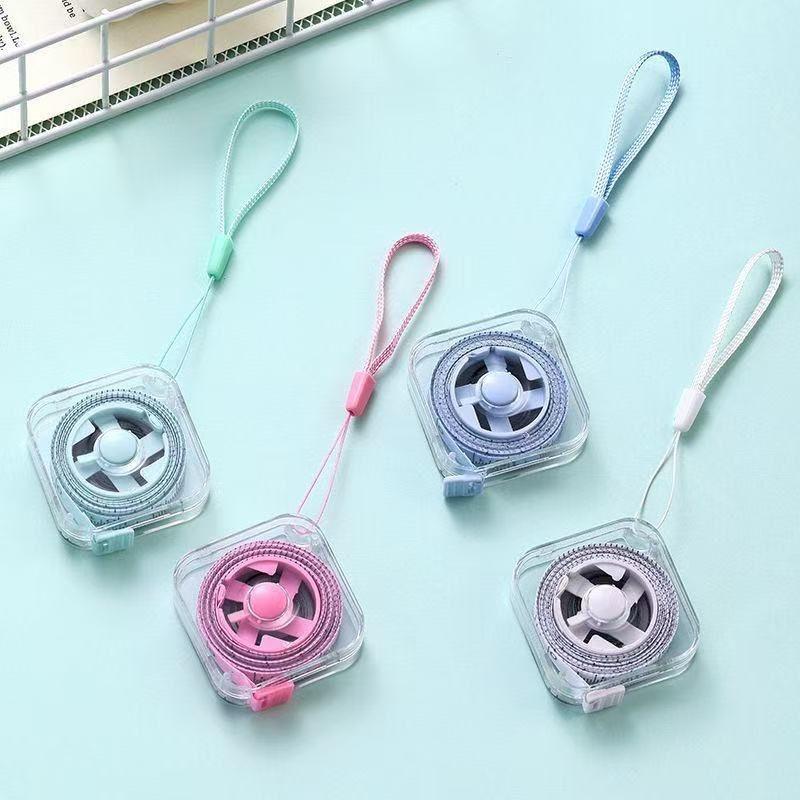 2-Meter Mini Metric And Imperial Durable Measuring Tape Multifunctional And High-Precision Household Shrinkage Measuring Tape