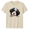 Cute Bernedoodle Puppy Dog Portrait Pet Breed TShirt