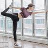 Women's Quick-Dry Round Neck Short Sleeve Yoga & Running Top - Breathable Loose Fit Fitness Sportswear