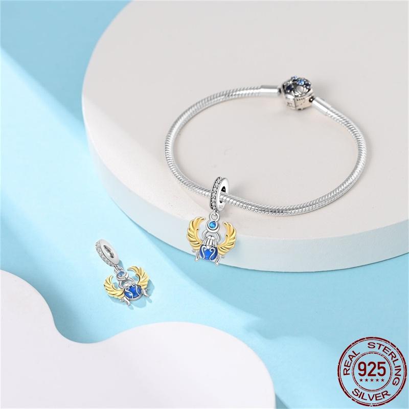 Copper Diy Beads Desert Travel Series-Scarab Charm Fit Panoriginal Bracelet For Women Jewelry Birthday Gift
