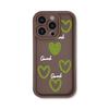 Cool Green Love for iPhone17PorMax Phone Case 17 Apple 16 Matte 14/15 Premium 13