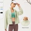 Yudong Women's Zip Stand Collar Yoga & Outdoor Sport Jacket