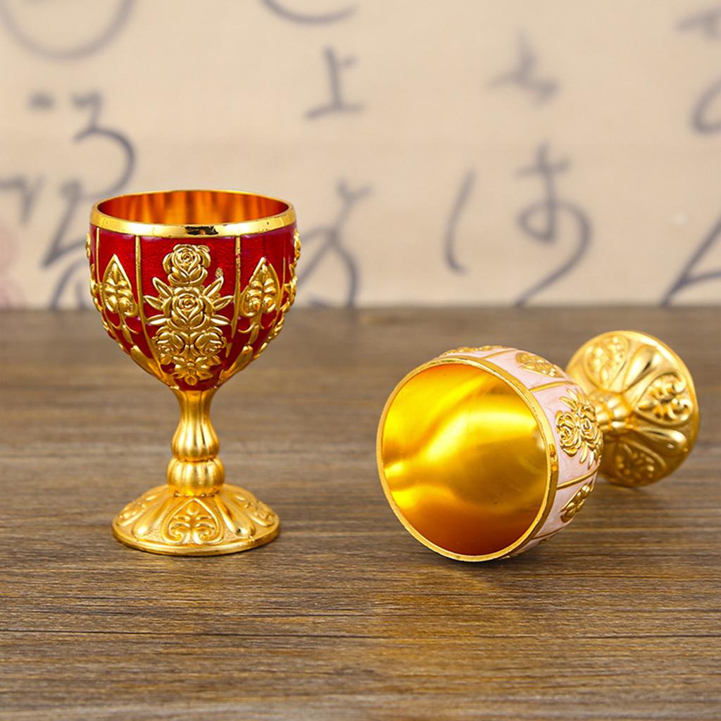 30ml Vintage Metal Baijiu Cup Durable Alloy Material For Liquor Enthusiasts